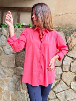 camisa reina edicion color coral