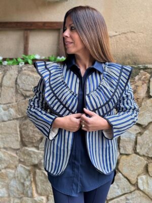 chaqueta viena edicion color azul marino