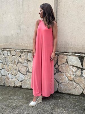 vestido maia de verano edicion color coral